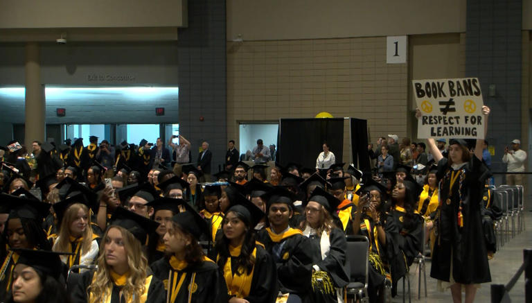 4,700 VCU students became graduates this spring.  However there were students that walked out before the balloons could fall protesting against Governor Glenn Youngkin's commencement speech.