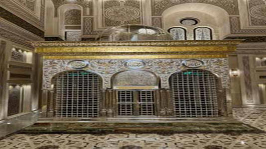 افتتاح السيسي مسجد السيدة زينب بعد تطويره (18)