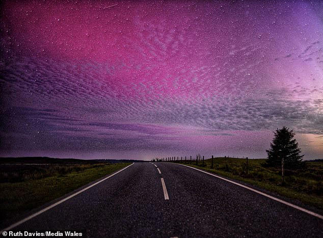 clouds ruin northern lights for hundreds of motorists