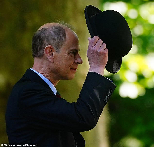 prince edward looks the spitting image of his father prince philip