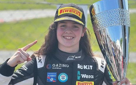 abbi pulling beats 18 boys to become first female winner in formula 4