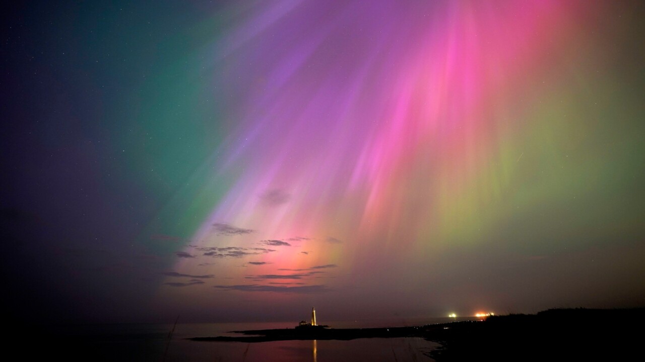 geomagnetic storm triggers aurora borealis across the globe