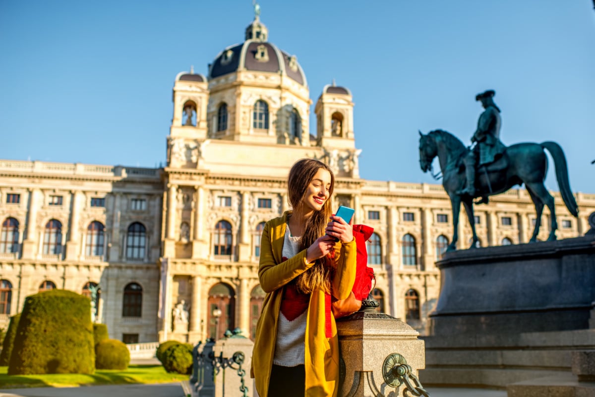 Woman in Vienna Austria
