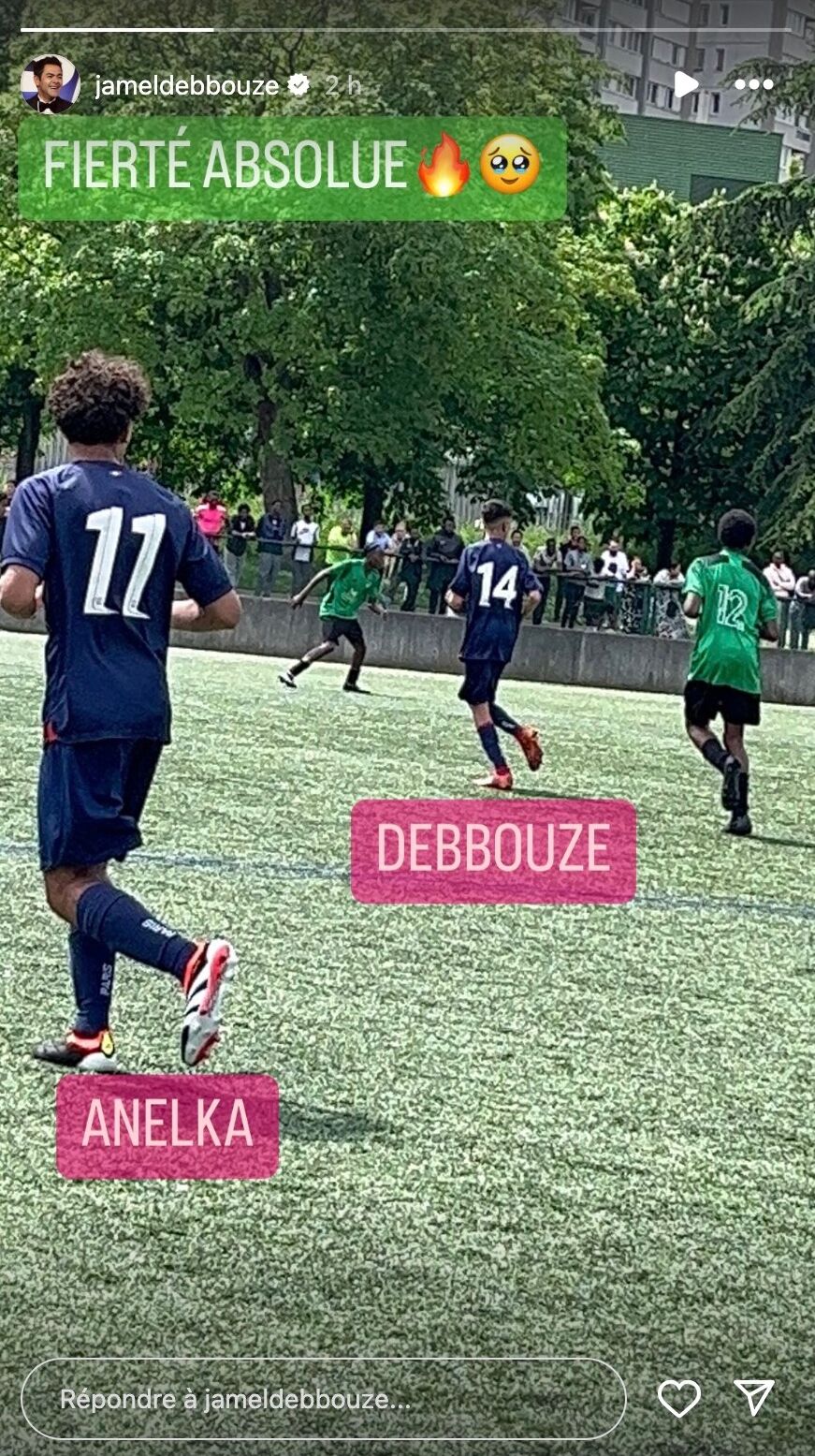 Jamel Debbouze Fier De Son Fils Léon, Jeune Recrue Du PSG Au Côté De ...