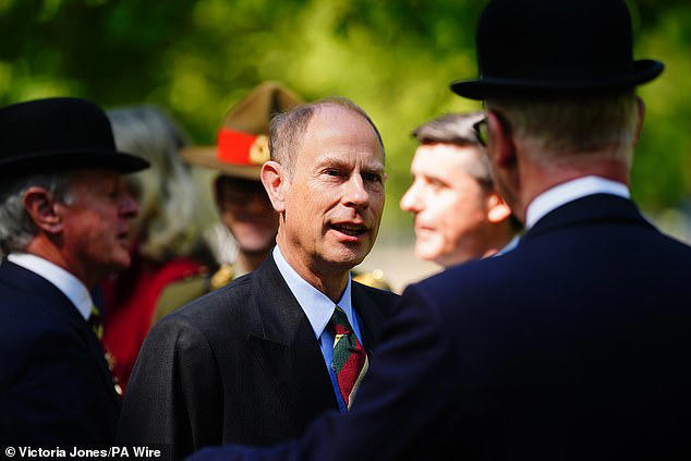 prince edward looks the spitting image of his father prince philip