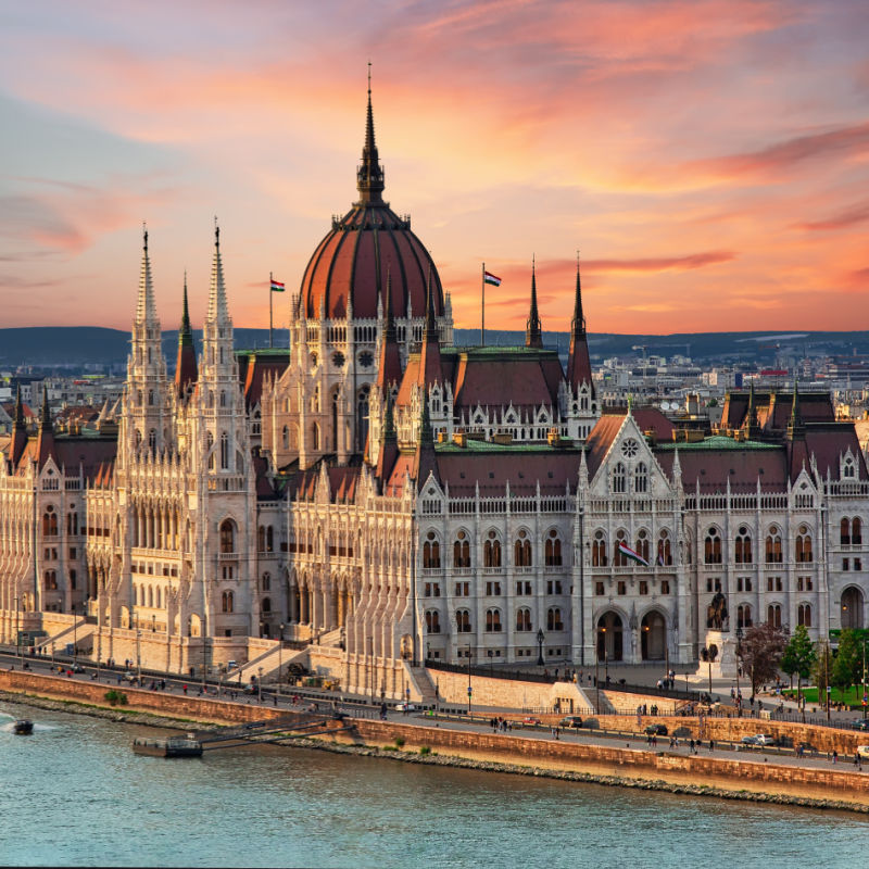 Parliament Building in Budapest, Hungary