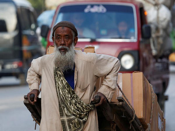 Labourer pulls a trolly loaded with supplies in Karachi (File Image) (Image Credit: Reuters)