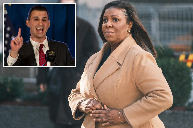 GOP state attorney general challenger focuses on Trump case as he seeks rematch against Letitia James