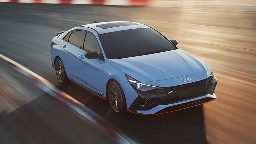 <p>The Hyundai Elantra N is a 276-horsepower sportscar that just happens to be a four-door sedan. It costs $34,850 yet can launch from 0-60mph in just over 5.0 seconds. You can have it with a manual gearbox, too, which is a rare treat these days.</p>