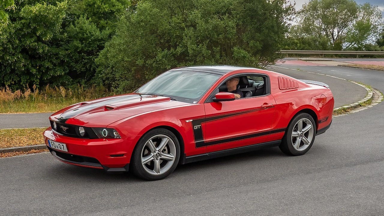 <p>The Mustang is just as iconic as the 911, and is still an affordable sportscar that provides thrills well above its price tag. The torquey EcoBoost motor in entry-level models is great, and the coupe is available for just $30,920. The GT Fastback is fitted with a 486-horsepower 5.0-liter V8, just $3,710 more than the new Weissach Package. A one-year-old model should easily fall within budget.</p>