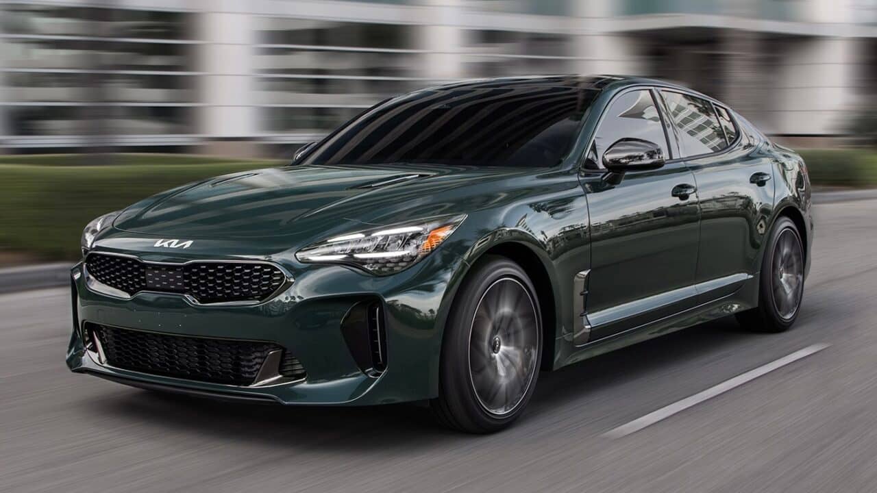 <p>The Stinger is a sports sedan that offers serious performance at seriously attractive prices. The base 300-horsepower 2.5-liter turbocharged model can be had new at our budget, and the BMW-baiting 368-horsepower V6 version is still within reach if you look for a two-year-old model.</p>