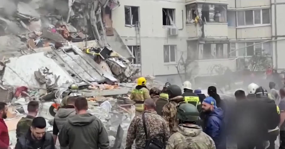 Ukrainian Missile Strikes Russian Apartment Block, Kills 15