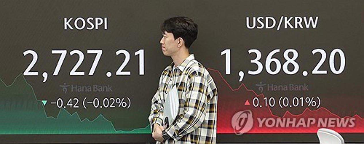 (LEAD) Seoul shares almost flat ahead of U.S. inflation data
