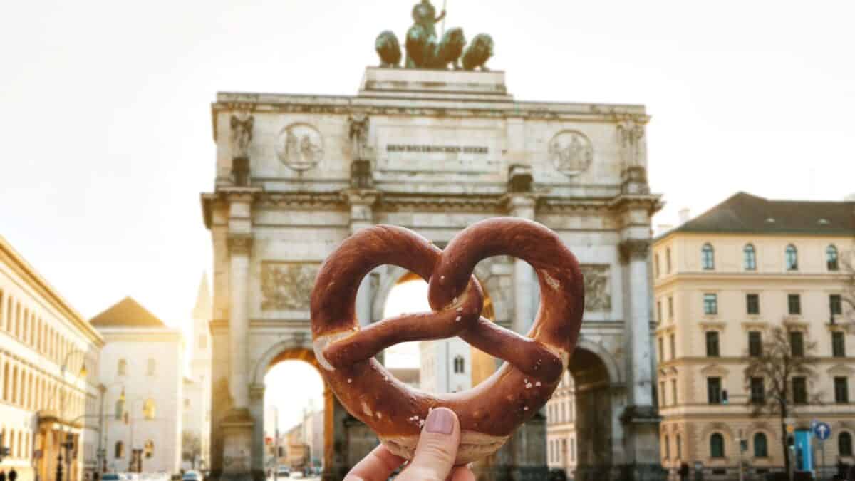 <p><strong>Pronunciation: bretz-uh</strong></p><p>You can’t go to Germany and not devour a few of their world-famous pretzels. However, don’t expect to see “Pretzel” on every menu, only to be disappointed when you can’t find any. Many places do serve them, but they’re often labeled in German as “Brezel.”</p><p>I made this mistake during my first trip to Germany as a teenager studying abroad. I spent ages scouring menus looking for pretzels, only to realize they were listed under “Brezel” on several menus I checked. I have definitely learned my lesson sense!</p>