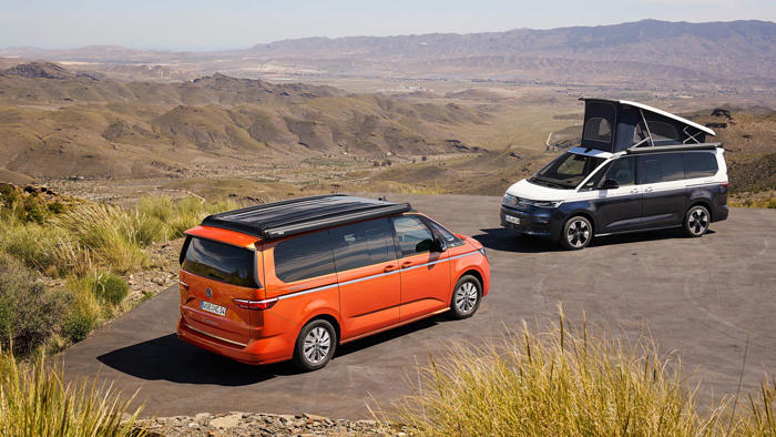 new volkswagen california camper revealed, now with hybrid tech