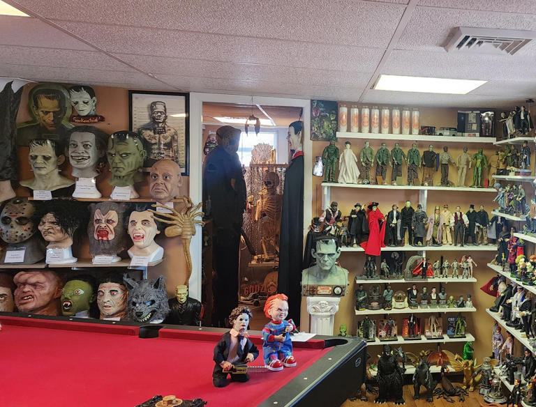 At Anthony Arena's "Tony's House of Horror" in Audubon, you will find Horror movie memorabilia, toys from the 1960's and many other surprises!
