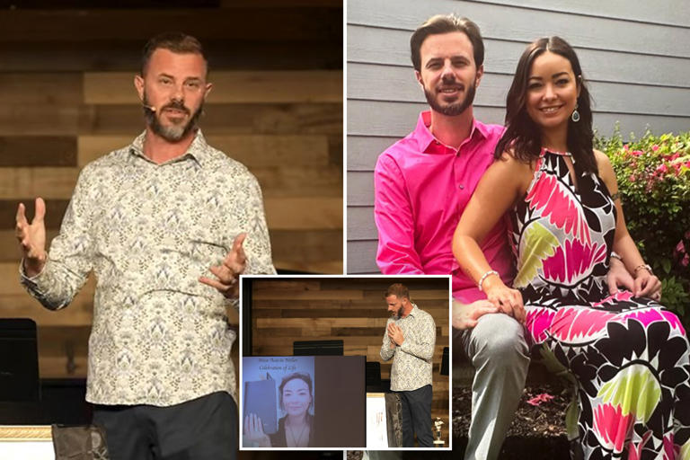 Mica Miller’s pastor husband claims he tried to ‘raise her from the dead’ in emotional eulogy