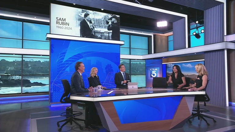 LIVE: KTLA 5 Morning News team pays tribute to Sam Rubin