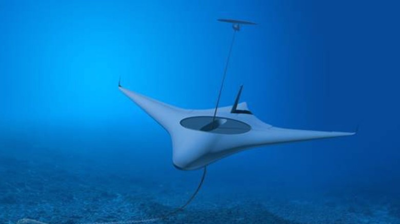 what is northrop grumman's underwater manta ray drone?