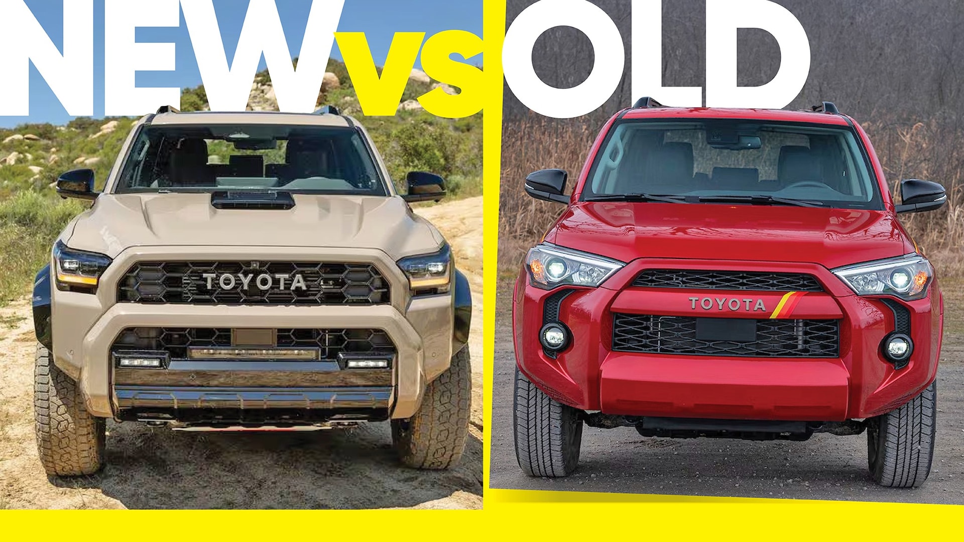 New 2025 Toyota 4Runner vs. Old Toyota 4Runner All the Changes Sideby