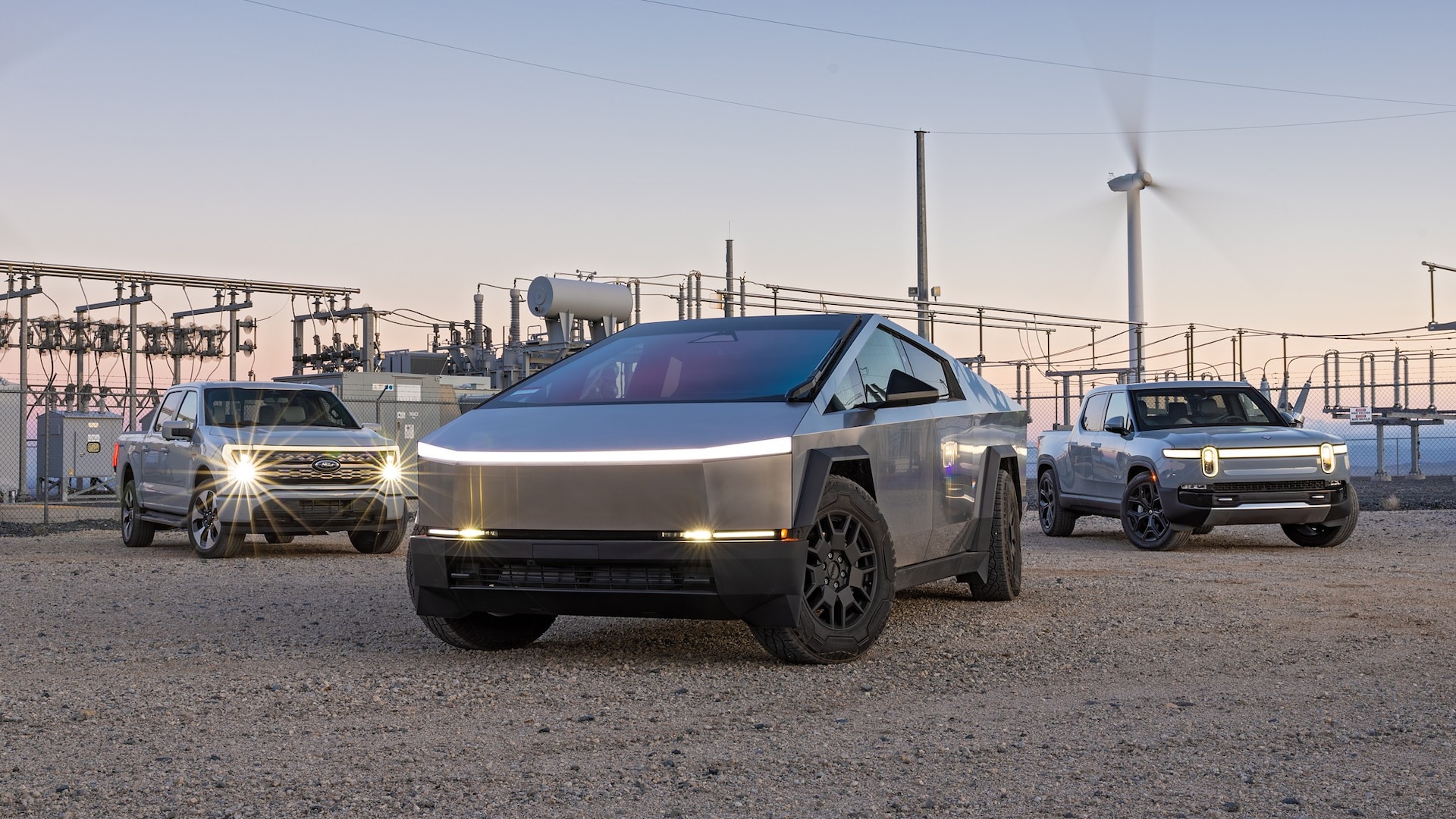 2024 Tesla Cybertruck Beast Vs. GMC Hummer EV 3X Vs. Rivian R1T Quad ...