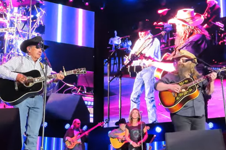 George Strait and Chris Stapleton country music