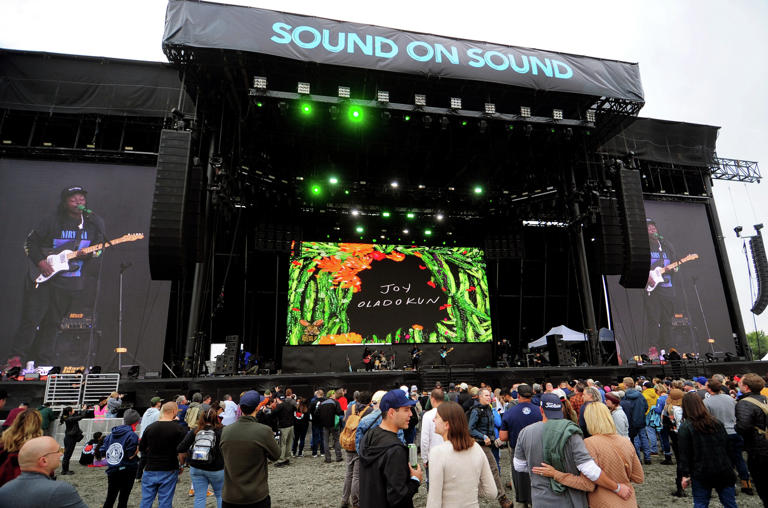 The Sound on Sound concert festival at Seaside Park in Bridgeport, Conn. Saturday, Sept. 30, 2023.
