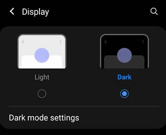 Android Dark Mode