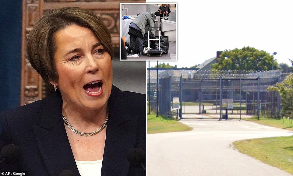 MA Gov. Healey forced to convert former prison into migrant shelter