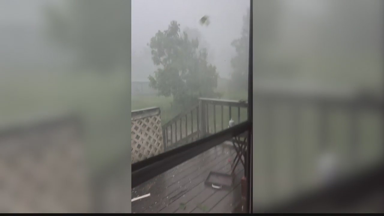 NWS Surveying Storm Damage In McLean County