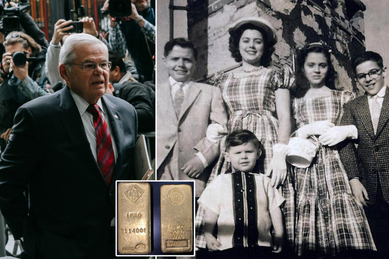 Gold Bar Bob Menendez will claim he hoarded because parents fled Cuba — putting family history on trial