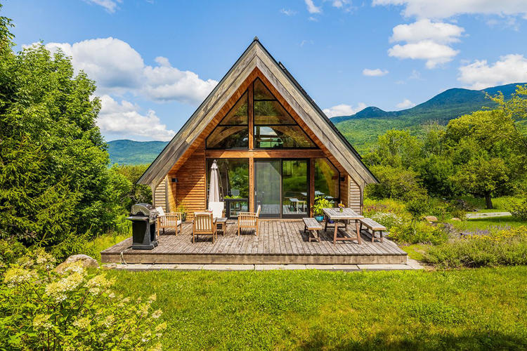 6 unique homes with an A-frame design