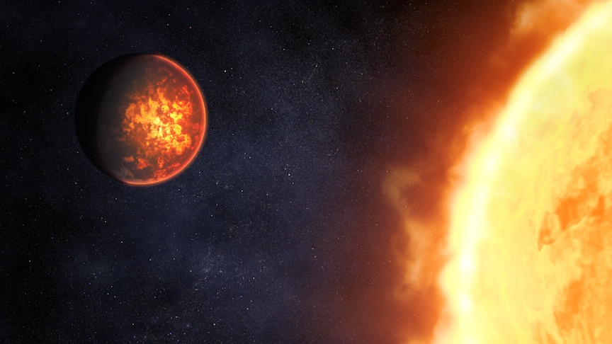 scientists found an incandescent planet. it's 'constantly exploding.'