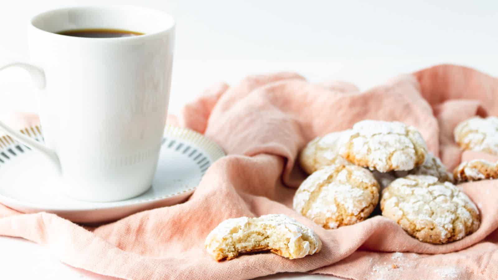 <p>Our Vegan Amaretti Cookies are crisp, sweet, and completely delicious. They bring the traditional Italian almond flavor in a vegan-friendly form. Perfect with a cup of coffee or as an after-dinner treat. These cookies are sure to please everyone, vegan or not.<br><strong>Get the Recipe: </strong><a href="https://twocityvegans.com/vegan-amaretti-cookies/?utm_source=msn&utm_medium=page&utm_campaign=">Vegan Amaretti Cookies</a></p>