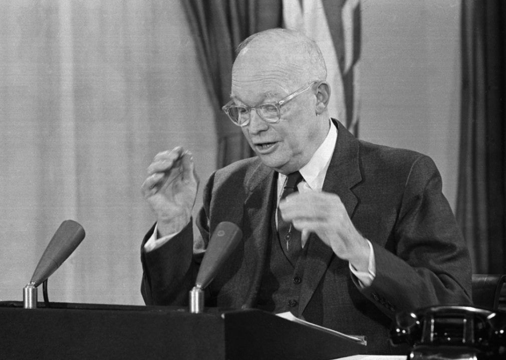 <p>A military-industrial complex forms when the military forges informal alliances with defense contractors and politicians. It gained popularity after President Dwight D. Eisenhower used the phrase during his <a href="https://www.archives.gov/milestone-documents/president-dwight-d-eisenhowers-farewell-address">1961 farewell address</a>, warning of the dangers of misplaced power.</p>