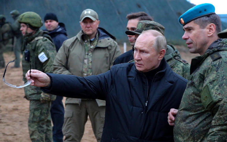 Vladimir Putin is a growing threat to the West, GCHQ's first woman chief has warned - Mikhail Klimentyev, Sputnik, Kremlin Pool Photo via AP