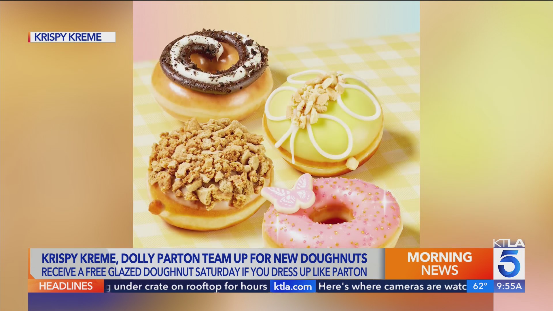 Krispy Kreme Giving Out Free Doughnuts To Celebrate New Dolly Parton ...