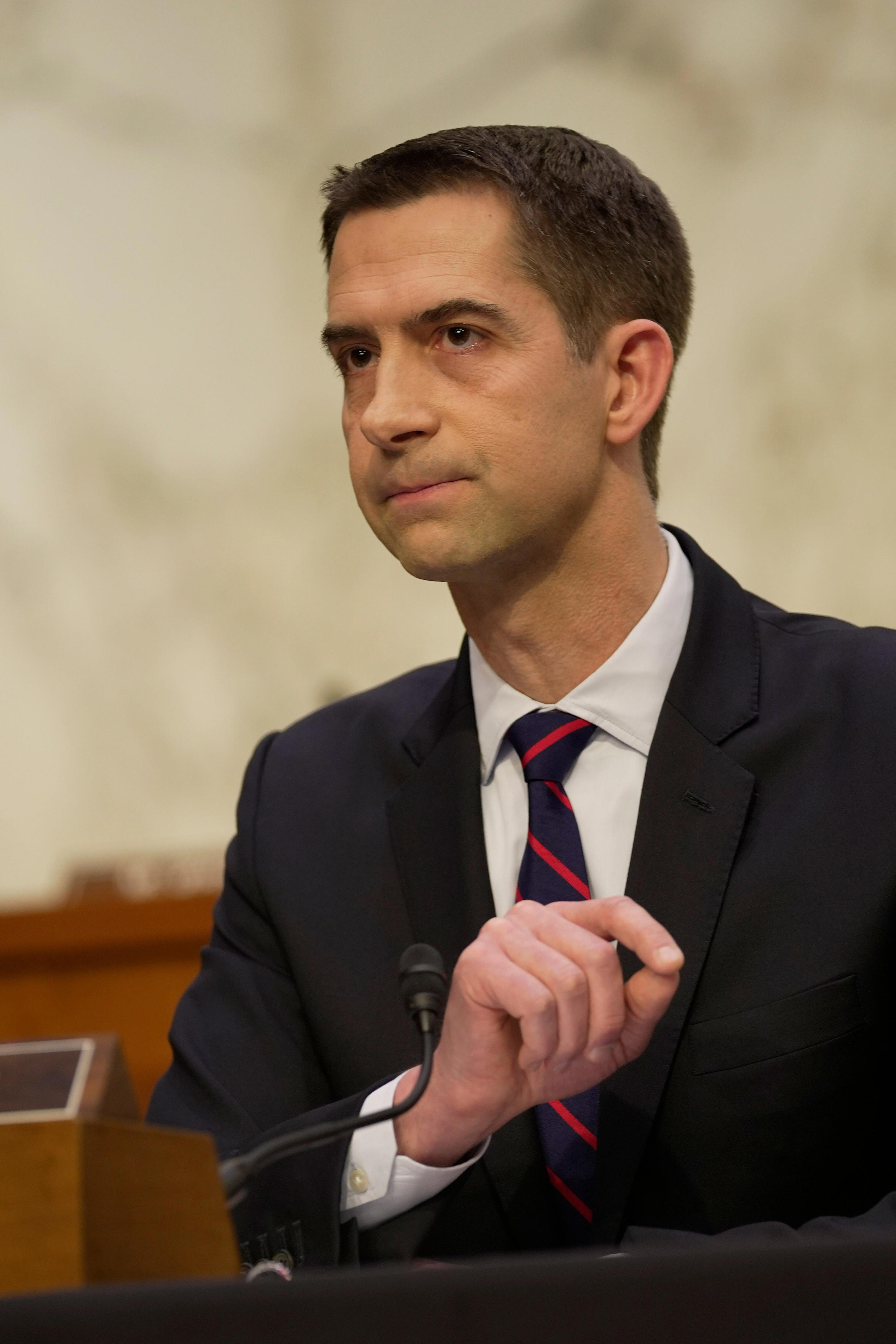 Arkansas Republican Senator Tom Cotton's political career in photos