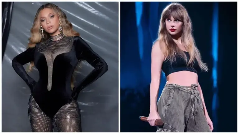 Taylor Swift’s demonic visual at Paris show spark outrage and comparison to Beyoncé’s Renaissance tour. (Photos: @beyonce/Instagram; @taylorswift/Instagram)
