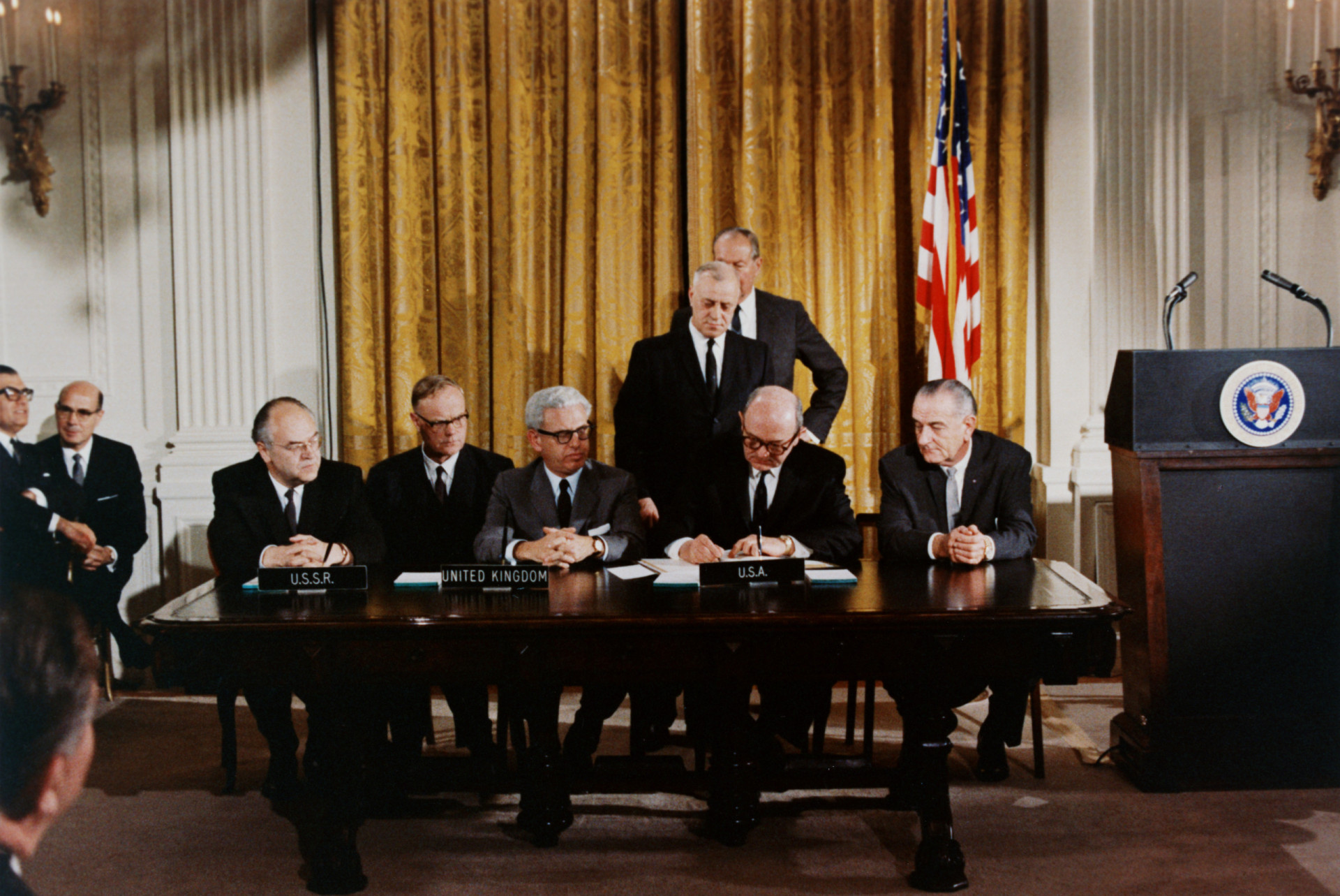 <p>The 1967 Outer Space Treaty, originally between the US, UK, and the Soviets, put an end to any future plans of a similar kind. </p><p>You may also like:<a href="https://www.starsinsider.com/n/500119?utm_source=msn.com&utm_medium=display&utm_campaign=referral_description&utm_content=713901en-ph"> Bizarre obsessions of infamous dictators </a></p>