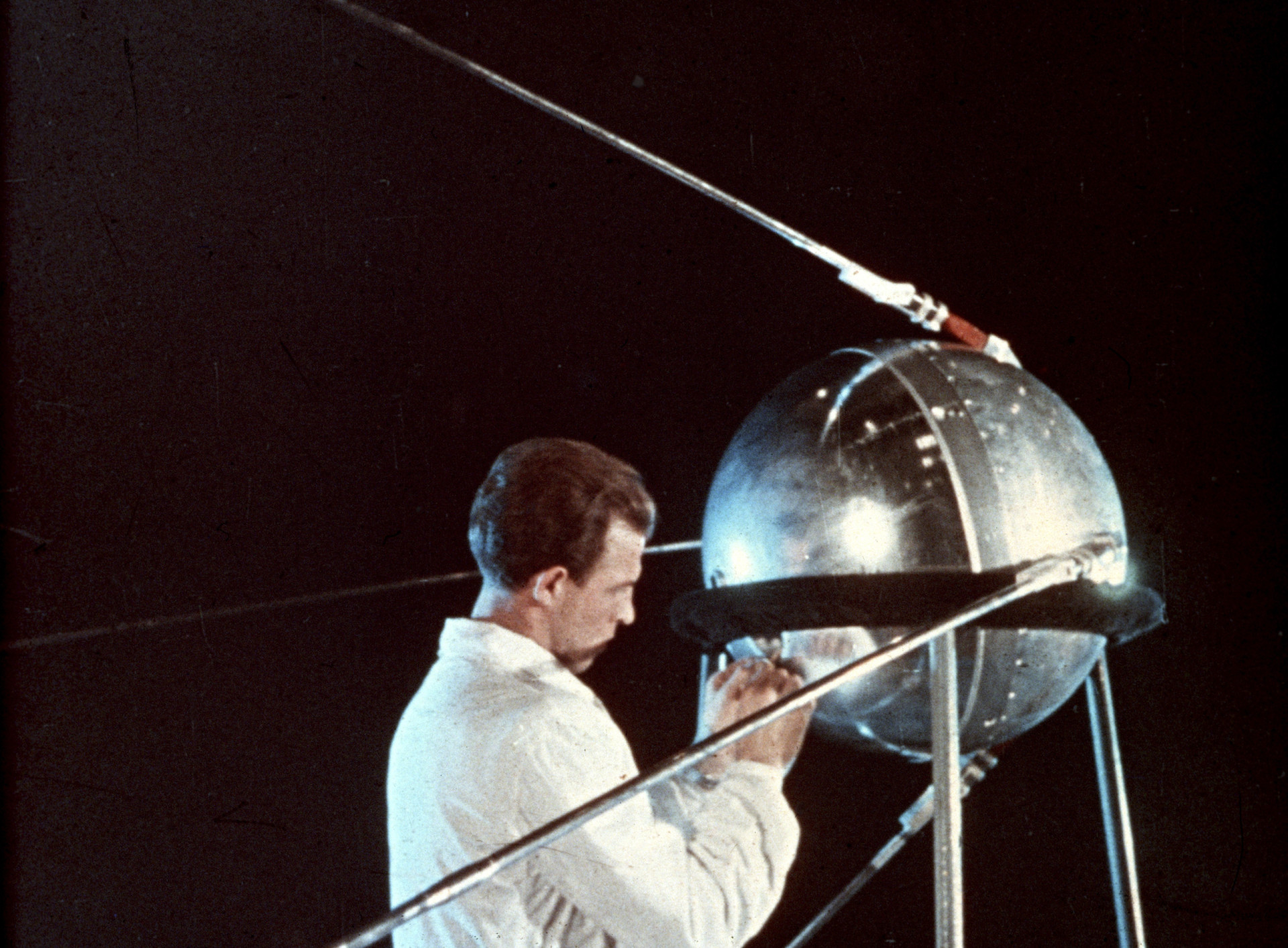 <p>Sputnik 1 was the first ever artificial Earth satellite in orbit. Launched by the Soviet Union in 1957, it made America nervous.</p><p>You may also like:<a href="https://www.starsinsider.com/n/459039?utm_source=msn.com&utm_medium=display&utm_campaign=referral_description&utm_content=713901en-en"> The most iconic tattoos in sports history</a></p>