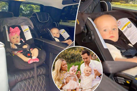 Paris Hilton sparks safety concerns with car seat setup for son Phoenix, daughter London<br><br>