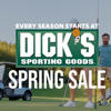 Save up to 50% off complete golf sets, Nike shoes, shorts and more at Dick