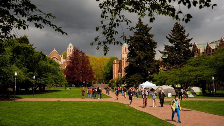 University of Washington student workers go on strike