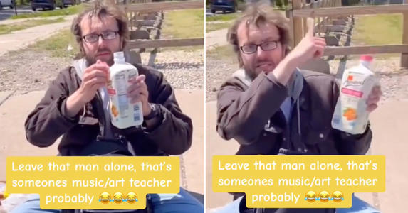 Dude Waiting for the Bus Gets Mistaken for Homeless Person<br><br>