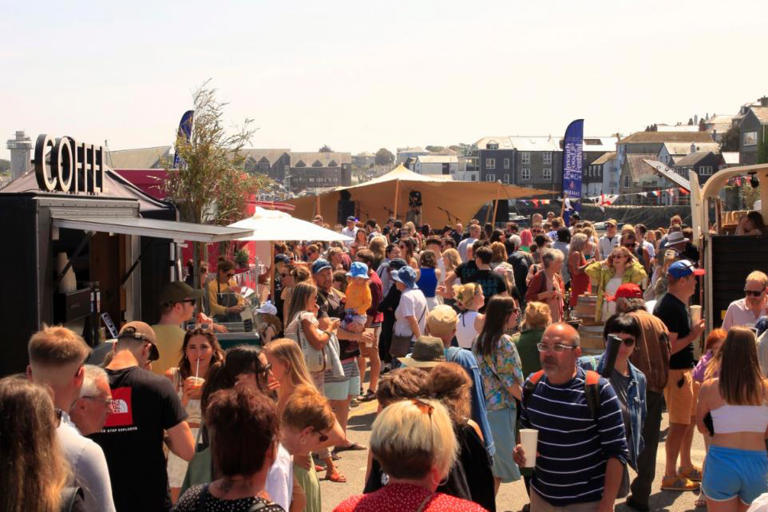 Falmouth Food Festival celebrating Cornish food, drink, music and art