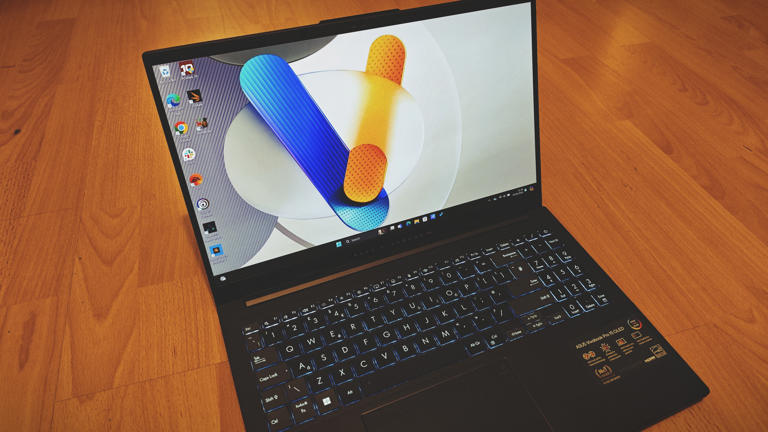 When we review laptops such as the ASUS Vivobook Pro 15 OLED (2024), we always reset them before sending them back to the company (Image credit: Future)