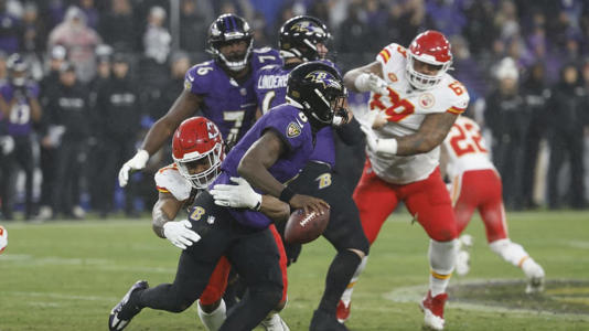 Jackson's MVP season ended with a crushing loss to the Chiefs in the AFC title game. | Geoff Burke-USA TODAY Sports