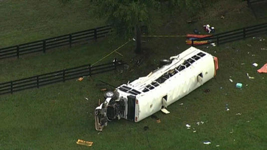 Arrest made in Florida bus crash that killed 8 people, injured dozens<br><br>