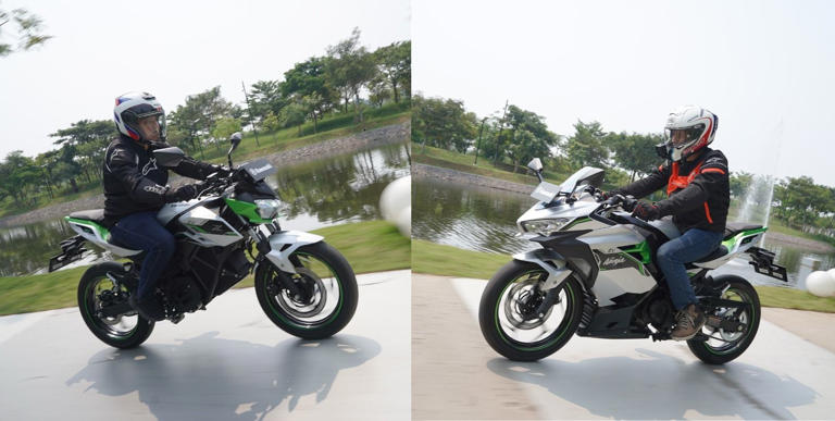 First Ride Kawasaki Ninja e-1 dan Z e-1, Ada Fitur E-Boost Bikin Nagih